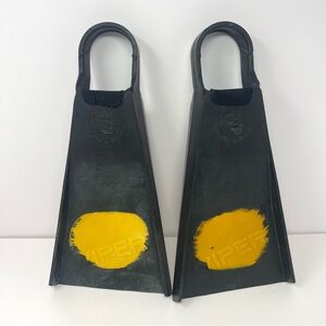 Viper Pacific South Swell Fins Sz M (8-9) Padded Body Boogie Surf Swim Yellow